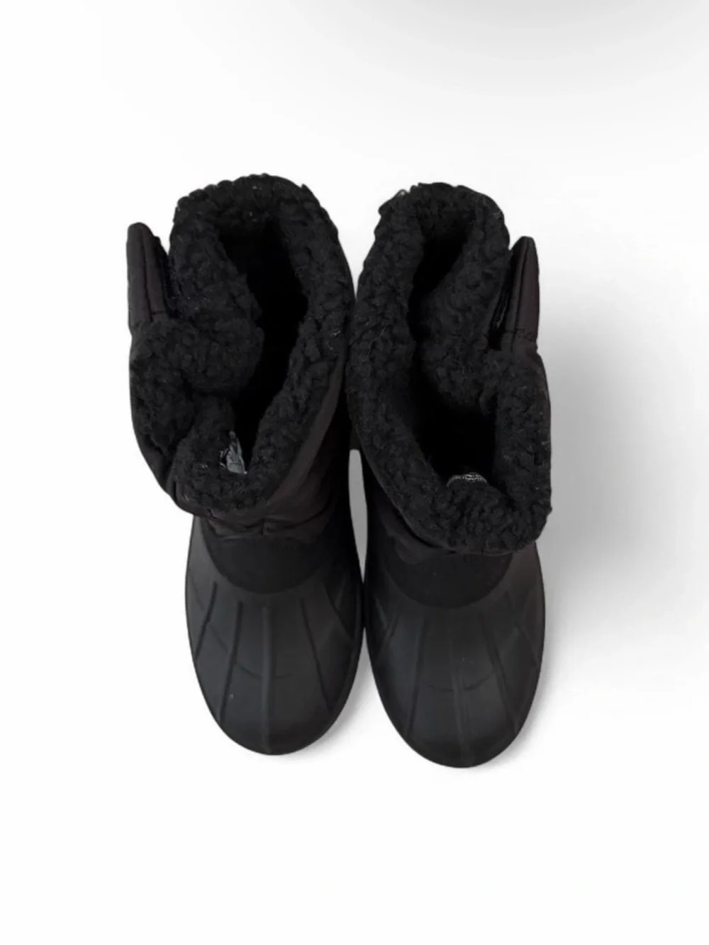 Lands' End Kids Black Snow Boots